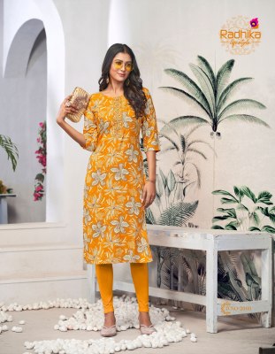 Alisha vol 2 by Radhika Lifestyle Liva Approved Reyon Printed Readymade suit catalogue at affordable rate readymade suit catalogs