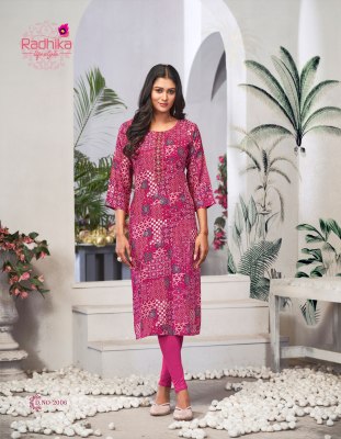 Alisha vol 2 by Radhika Lifestyle Liva Approved Reyon Printed Readymade suit catalogue at affordable rate readymade suit catalogs