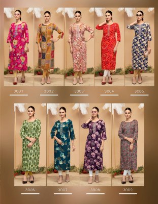 Alisha vol 3 by Radhika Life style Liva Approved reyon printed  kurti set with budget rate kurtis catalogs