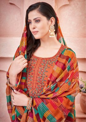 Alok suit by Aagaaz fancy embroidered printed unstitched salwar kameez catalogue salwar kameez catalogs