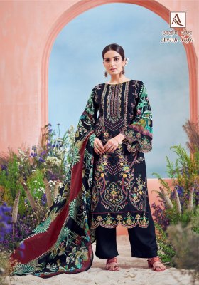 Alok suit by Asim Jofa pure cambric cotton printed foil printed Pakistani suit catalogue  pakistani suit catalogs