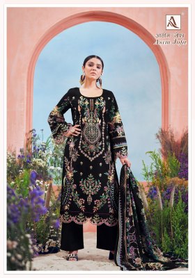 Alok suit by Asim Jofa pure cambric cotton printed foil printed Pakistani suit catalogue  pakistani suit catalogs