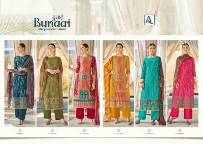 Alok suit by Bunaai viscose designer printed mirror work Pakistani suit catalogue at low rate  pakistani suit catalogs