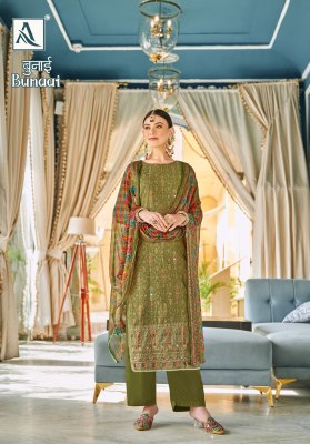 Alok suit by Bunaai viscose designer printed mirror work Pakistani suit catalogue at low rate  pakistani suit catalogs