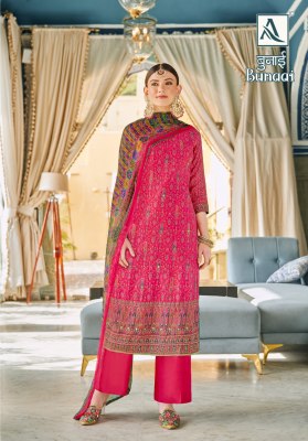 Alok suit by Bunaai viscose designer printed mirror work Pakistani suit catalogue at low rate  pakistani suit catalogs