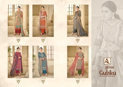 Alok suit by Gulika pure jam designer printed unstitched dress material catalogue at affordable rate salwar kameez catalogs