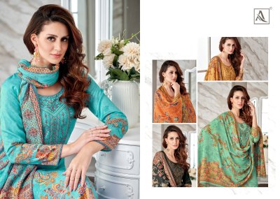 Alok suit by Ladli 12 Pure zam cotton digital print embroidered unstitched salwar kameez catalogue salwar kameez catalogs