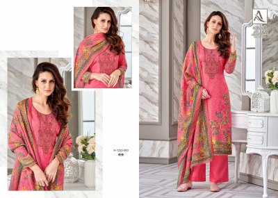 Alok suit by Ladli 12 Pure zam cotton digital print embroidered unstitched salwar kameez catalogue salwar kameez catalogs