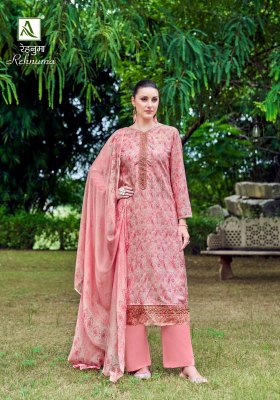 Alok suit by Rehnuma pure muslin designer printed unstitched salwar kameez catalogue at affordable rate salwar kameez catalogs