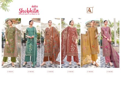 Alok suit by Shobhita premium zam print elegant unstitched dress material catalogue at low rate salwar kameez catalogs