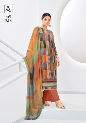 Alok suit by Tashi premium zam designer digital printed unstitched salwar kameez catalogue at wholesale price salwar kameez catalogs