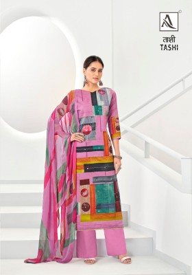 Alok suit by Tashi premium zam designer digital printed unstitched salwar kameez catalogue at wholesale price salwar kameez catalogs