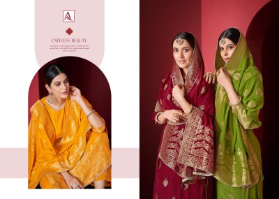 Alok suit by Vasudha 4 pure viscose muaslin designer unstitched salwar kameez at low rate dress material catalogs