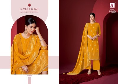 Alok suit by Vasudha 4 pure viscose muaslin designer unstitched salwar kameez at low rate dress material catalogs