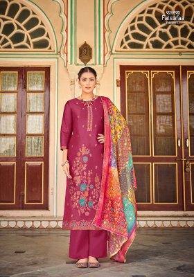 Alok suit present FALSAFAA 12 premium dola jacquard unstitched  dress material at  amaviexpo salwar kameez catalogs