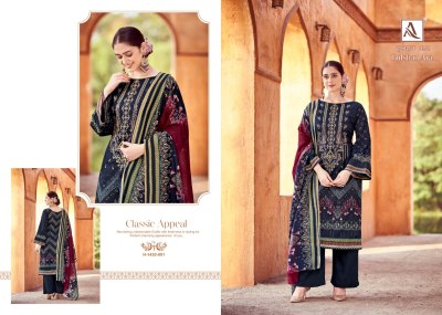 Alok suit present Gulshan Ara pure cambric embroidered Pakistani suit catalogue at wholesale price pakistani suit catalogs