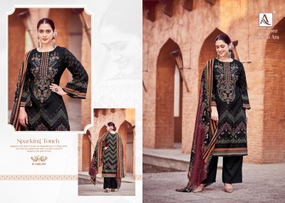 Alok suit present Gulshan Ara pure cambric embroidered Pakistani suit catalogue at wholesale price pakistani suit catalogs