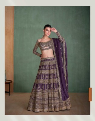 Amarpali by sayuri designer Exclusive Heavy embroidered lehenga with cancan and embroidered Blouse dupatta  lehenga choli catalogs