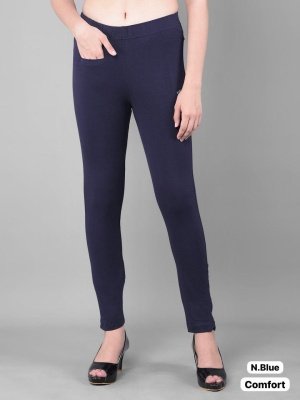 Amavi Comfort Lady Pant Cotton Stretch  Medium Rise  Ultra Comfortable Elastic Waistband with Front Mobile Pocket Wholesale bottom wear catalogs