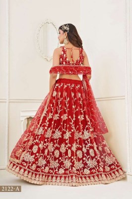 Amavi New Design No 2122A Red Coolers Beautiful Lehenga Choli Collection  lehenga choli catalogs