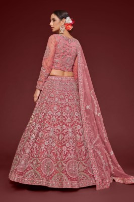 Amavi present 7905 beautiful embroidered net designer lehenga choli at affordable rate lehenga choli