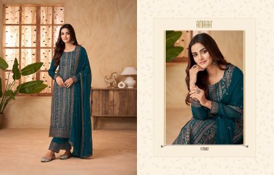 Amirah by fantastic Elaina black rangoli silk with embroidered work unstitched suit catalogue at wholesale price salwar kameez catalogs