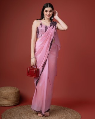 Amoha treand launch exotic sequnce border fancy designed silk saree with blouse catalogue  sarees catalogs