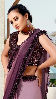 Amoha trendz new design launch 101714 ready made saree wholesaler Surat  sarees catalogs