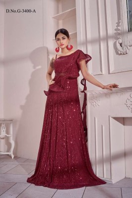 Amoha trendz new design no G 3400 full stitched ready made gown dress wholesale 