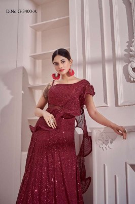 Amoha trendz new design no G 3400 full stitched ready made gown dress wholesale  readymade suit catalogs