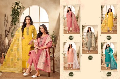 Anaisha by Khusi fashion hand embroidered readymade suit catalogue readymade suit catalogs