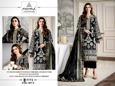 Anamsa by 401 ABCD beautiful semi stitched embroidered salwar kameez catalogue at low rate  salwar kameez catalogs