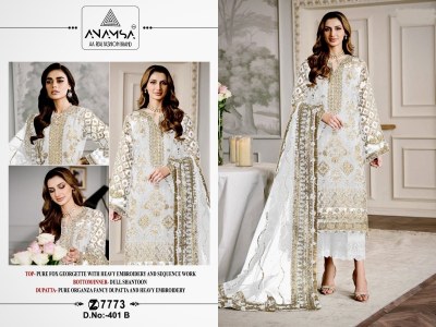 Anamsa by 401 ABCD beautiful semi stitched embroidered salwar kameez catalogue at low rate  salwar kameez catalogs