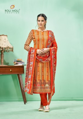 Andaaz by roli moli exclusive pashmina printed dress material catalogue at low rate salwar kameez catalogs