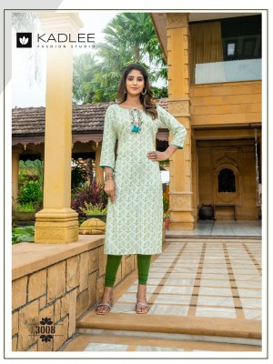 Angel vol 2 by Kadlee Reyon Printed Straight Fancy Kurti Catalogue at Affordable rate  kurtis catalogs