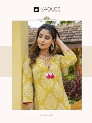 Angel vol 2 by Kadlee Reyon Printed Straight Fancy Kurti Catalogue at Affordable rate  kurtis catalogs