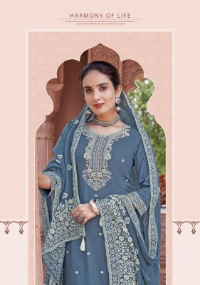 Anmol by Kadlee heavy reyon printed fancy readymade suit catalogue at affordable rate readymade suit catalogs