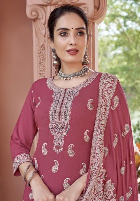 Anmol by Kadlee heavy reyon printed fancy readymade suit catalogue at affordable rate readymade suit catalogs