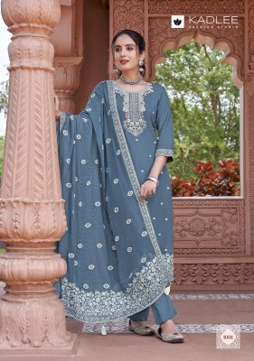 Anmol by Kadlee heavy reyon printed fancy readymade suit catalogue at affordable rate readymade suit catalogs