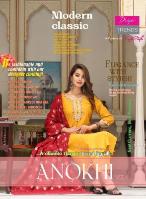 Anokhi Vol 1 By Diya Trends Kurti Catalogue wholesaler exporter  Diya Trends