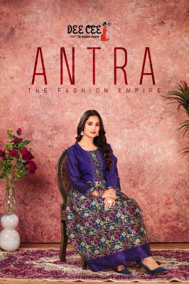 Antra by Deecee Zarna Silk digital Printed ghera style kurti catalogue at affordable rate Dee cee