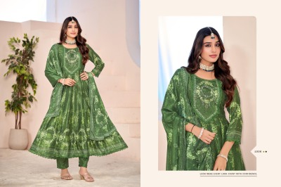 Antra by Isavasyam corporation designer flared anarkali printed suit catalogue readymade suit catalogs