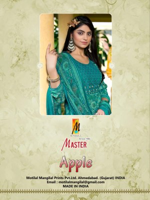 Apple by Master Premium exclusive Capsule printed Kurti  pant and dupatta collection readymade suit catalogs