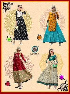 Aradhna by Glamour heavy reyon with ordinary printed kurti catalogue at wholesale price kurtis catalogs