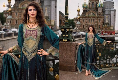 Arasik by IBIZA pure velvet embroidered unstitched pakistani suit catalogue pakistani suit catalogs