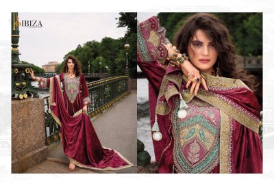 Arasik by IBIZA pure velvet embroidered unstitched pakistani suit catalogue pakistani suit catalogs