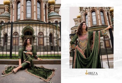 Arasik by IBIZA pure velvet embroidered unstitched pakistani suit catalogue pakistani suit catalogs