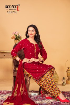 Arpita by Deecee Aline kurti with fancy pant and dupatta catalogue at affordable rate readymade suit catalogs