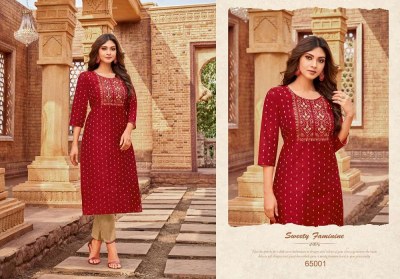 Artio by Kapil Trendz Amory vol 8 Modal silk Embroidery work Kurti catalogue  kurtis catalogs