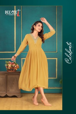 Asmita by Deecee Flared Long embroidered Kurti collection at low price  kurtis catalogs